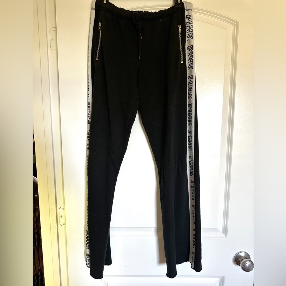 Victoria Secret Pink Open Leg sweat pants